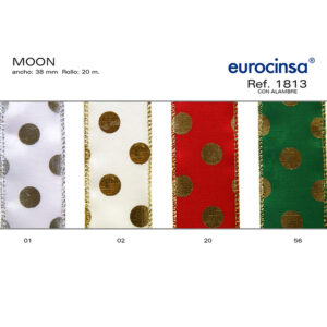 1813-Rollo CINTA MOON Ancho 38mm. 20m. CON ALAMBRE
