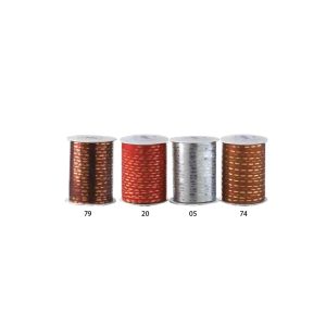 2193-CARRETE CINTA POLIPROPILENO METALIZADO DISEÑO ALHAMBRA Ancho 10mm. 250m.
