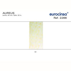 2266-Rollo CINTA AUREUS Ancho 40mm. C-02  20m.