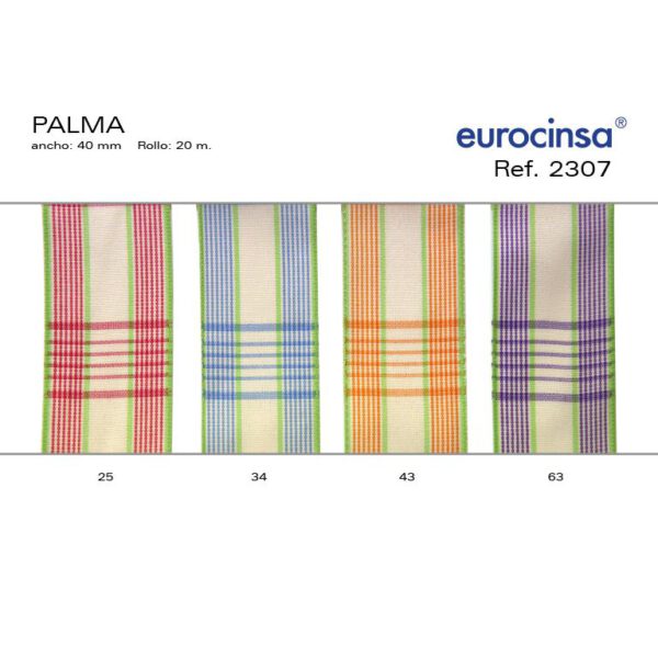 2307-Rollo CINTA PALMA Ancho 40mm. 20m.