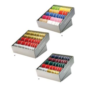 2400B-BOUTIQUE 35 rollos x 7m. CINTA POLIPROPILENO MATE Ancho 19-31-50mm.
