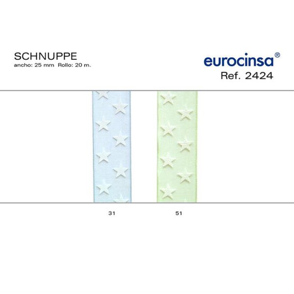2424-Rollo CINTA SCHNUPPE Ancho 25mm. 20m.