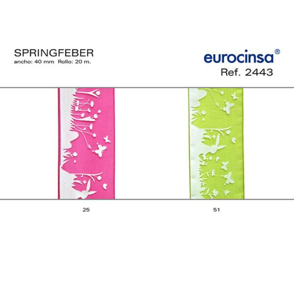 2443-Rollo CINTA SPRING-FEVER Ancho 40mm. 20m.