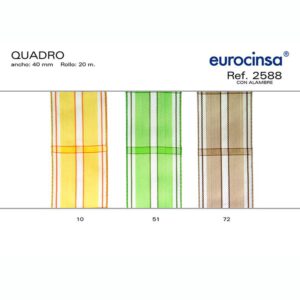 2588-Rollo CINTA QUADRO Ancho 40mm. 20m. CON ALAMBRE