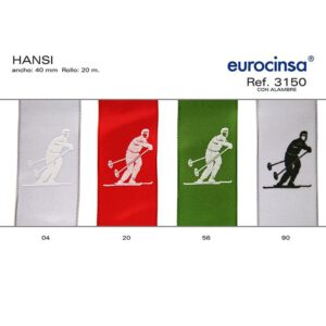 3150-Rollo CINTA HANSI Ancho 40mm. 20m. CON ALAMBRE