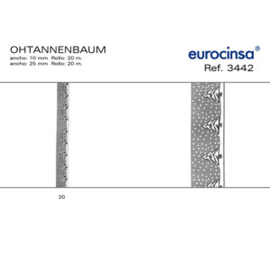 3442-Rollo CINTA OHTANNENBAUM Ancho 10mm. 20m.