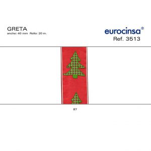 3513-Rollo CINTA GRETA Ancho 40mm. 20m.