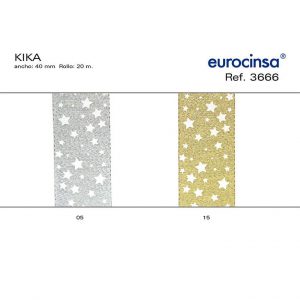 3666-Rollo CINTA KIKA Ancho 40mm. 20m.