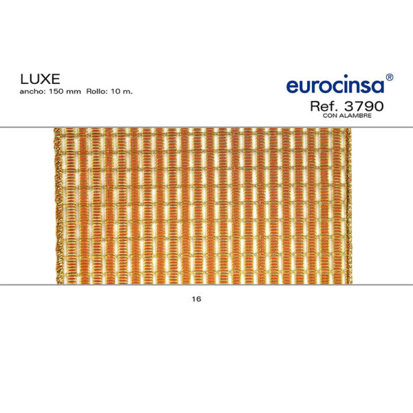 3790-Rollo CINTA LUX Ancho 150mm. 10m. CON ALAMBRE