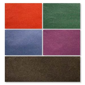 480005-Caja 60 ROLLITOS PAPEL KRAFT COLORES OSCUROS 70cm. x 2m. CON CARTONETTE