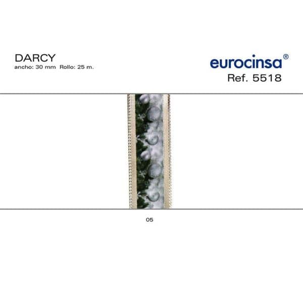 5518-Rollo CINTA DARCY Ancho 30mm. 25m.
