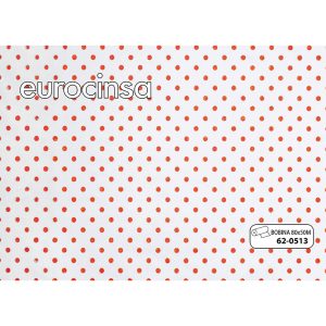620513-Bobina POLIPROPILENO TRANSPARENTE IMPRESO DISEÑO COLOR ROJO 35micras 80cm x 50m.