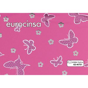62M751-Bobina POLIPROPILENO METALIZADO IMPRESO 30 micras 70cm x 50m.