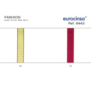 6443-Rollo CINTA FASHION Ancho 15mm. 20m.