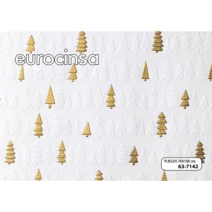 7142- PAPEL FANTASIA NAVIDAD BLANCO