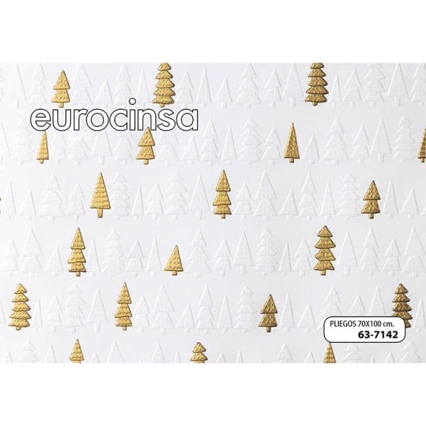 7142- PAPEL FANTASIA NAVIDAD BLANCO