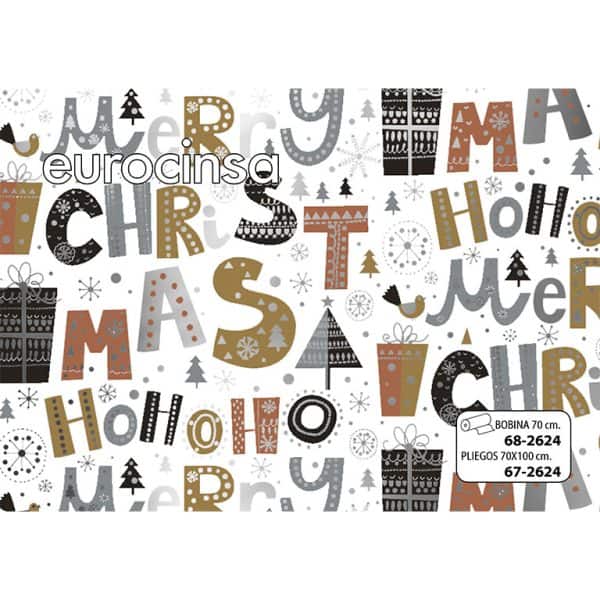 2624-PAPEL METALIZADO NAVIDAD