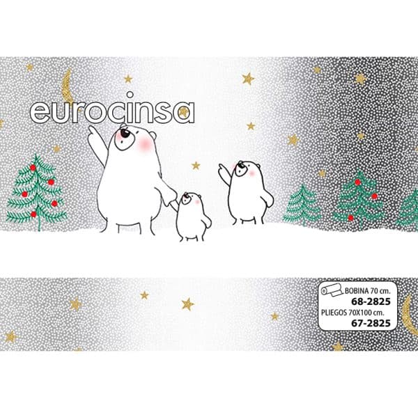 2825-PAPEL METALIZADO NAVIDAD