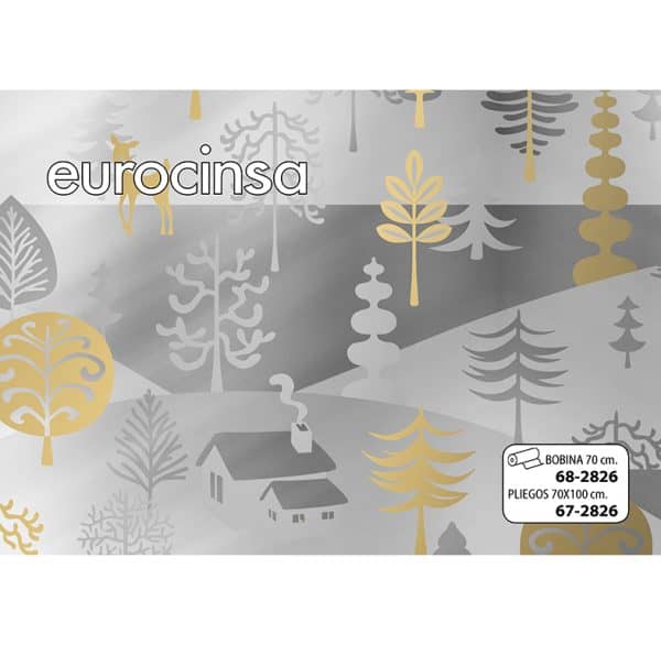 2826-PAPEL METALIZADO NAVIDAD