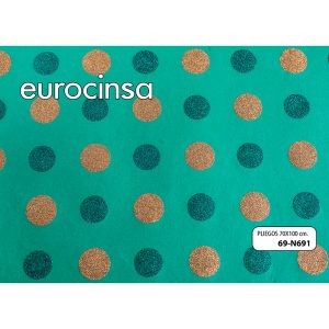 69N691-PAPEL COTTON 100% HECHO A MANO CON PURPURINA 70x100cm.