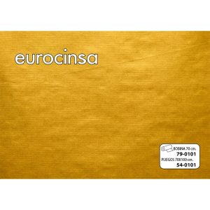 0101-PAPEL KRAFT OSCURO IMPRESION ORO