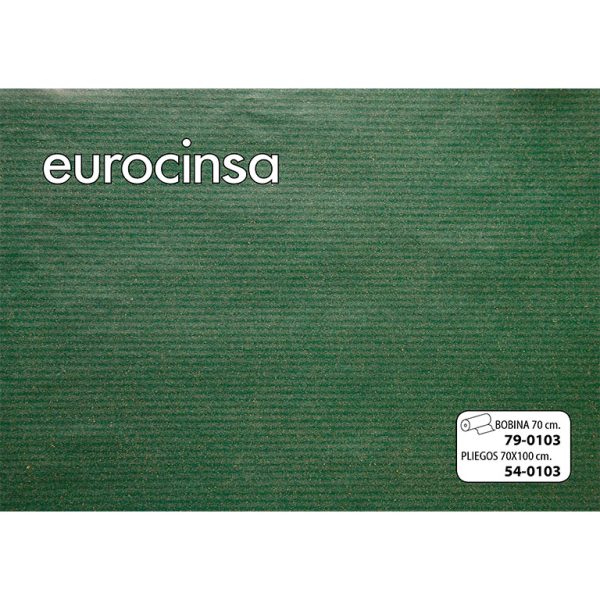 0103-PAPEL KRAFT OSCURO IMPRESION VERDE