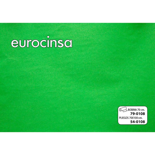 0108-PAPEL KRAFT BLANCO IMPRESION VERDE