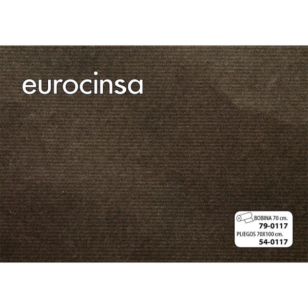 0117-PAPEL KRAFT OSCURO IMPRESION NEGRO