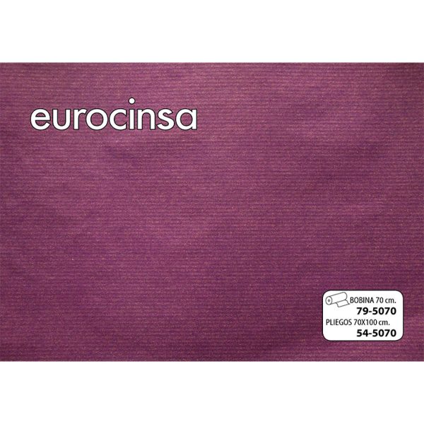 5070-PAPEL KRAFT OSCURO IMPRESION MORADO