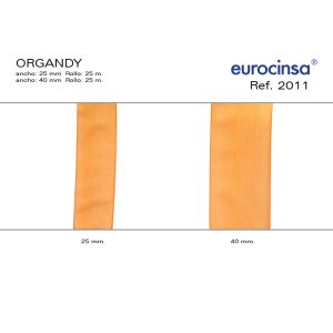 2011-Rollo CINTA ORGANDY Ancho 25/40mm. 50m.