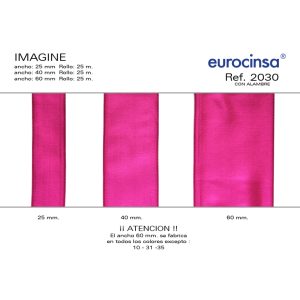 2030-Rollo CINTA IMAGINE Ancho 25/40/60mm. 25m. CON ALAMBRE