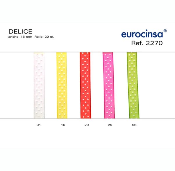2270-Rollo CINTA DELICE Ancho 15mm. 20m.