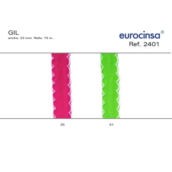 2401-Rollo CINTA GIL Ancho 23mm. 15m.