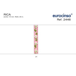 2446-Rollo CINTA RICA Ancho 10mm. C-21 20m.