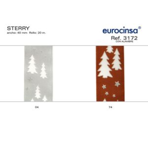 3172-Rollo CINTA STERRY Ancho 40mm. 20m. CON ALAMBRE