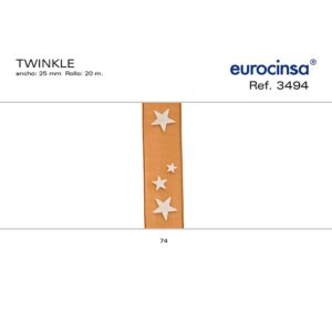 3494-Rollo CINTA TWINKLE Ancho 25mm. 20m.