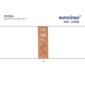 3499-Rollo CINTA ROSA Ancho 25mm. 20m.