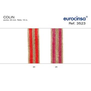 3523-Rollo CINTA COLIN Ancho 25mm. 10m.