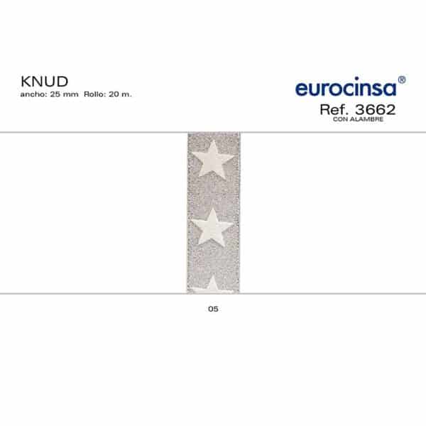 3662-Rollo CINTA KNUD Ancho 25mm. 20m. CON ALAMBRE