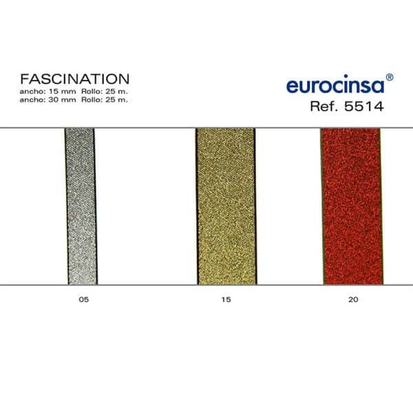 5514-Rollo CINTA FASZINATION A-15/30mm. 25m.