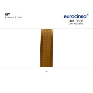 0636-Rollo CINTA KIEV Ancho 40mm. 20m. CON ALAMBRE