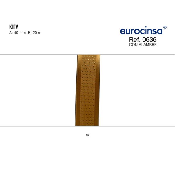 0636-Rollo CINTA KIEV Ancho 40mm. 20m. CON ALAMBRE