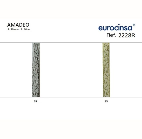 2228R-Rollo CINTA AMADEO Ancho 10mm. 20m.