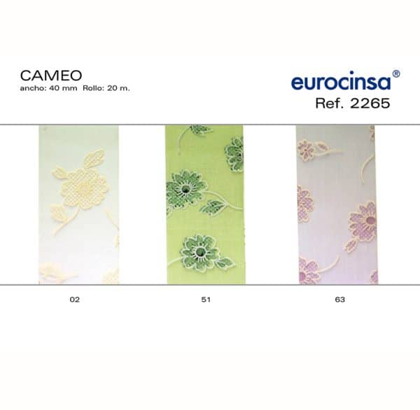 2265-Rollo CINTA CAMEO Ancho 40mm. 20m.