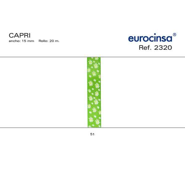 2320-Rollo CINTA CAPRI Ancho 15mm. 20m.