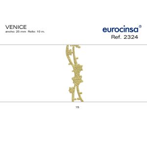 2324-Rollo CINTA VENICE Ancho 25mm. 10m.