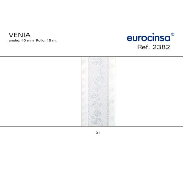 2382-Rollo CINTA VENIA Ancho 40mm. 15m.