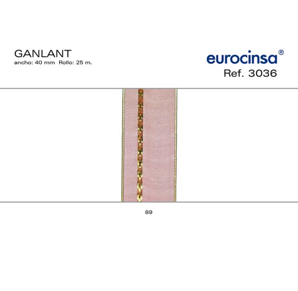 3036-Rollo CINTA GALANT Ancho 40mm. 25m.