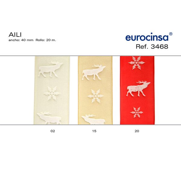 3468-Rollo CINTA AILI Ancho 40mm. 20m.