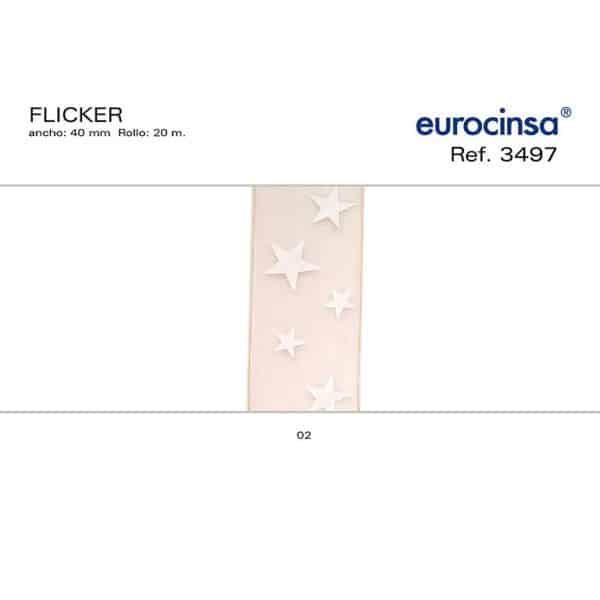 3497-Rollo CINTA FLICKER Ancho 40m. 20m.